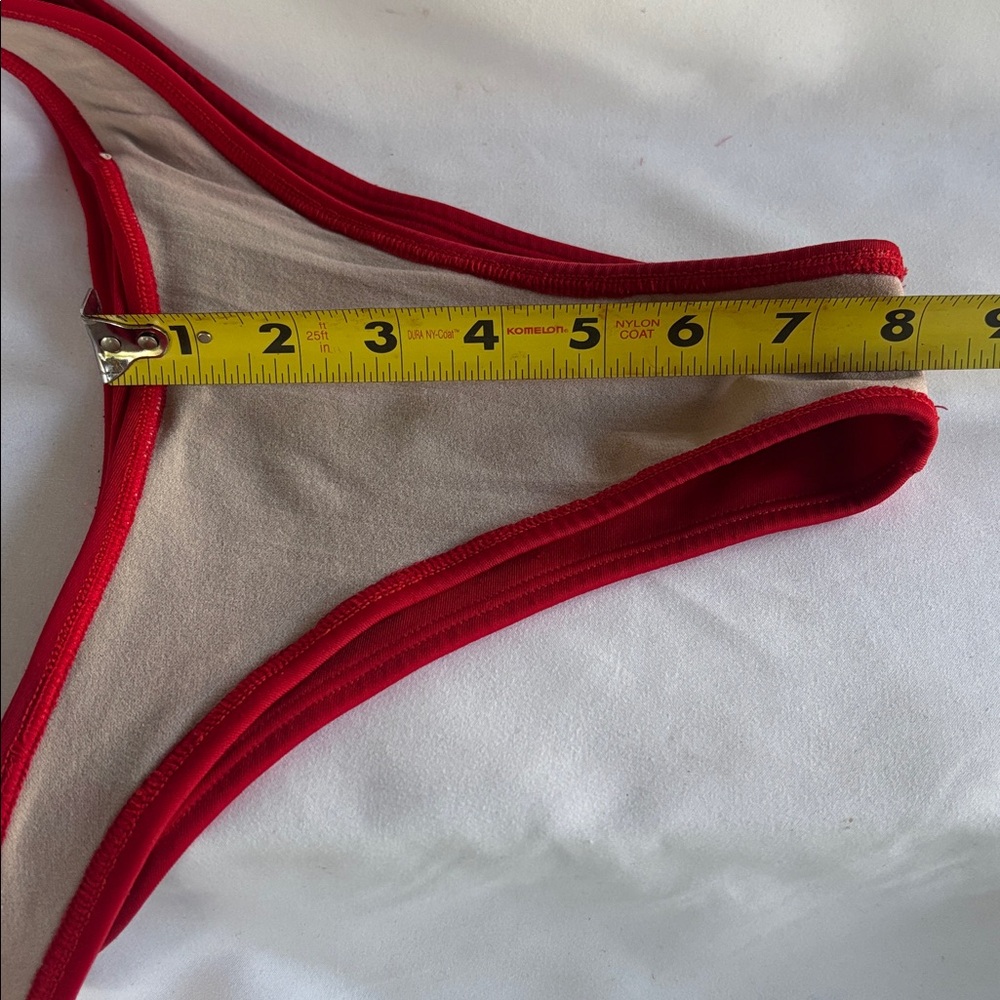 VINTAGE 1980’s BRAZILIAN THONG BIKINI SET - MULTICOLOR G/L - Picture 9 of 11
